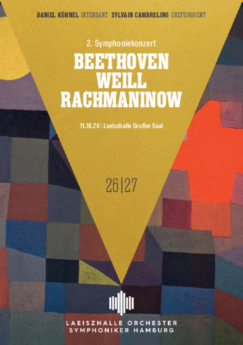 Programmheft 2. Symphoniekonzert Adrian Iliescu | Miguel Sepúlveda